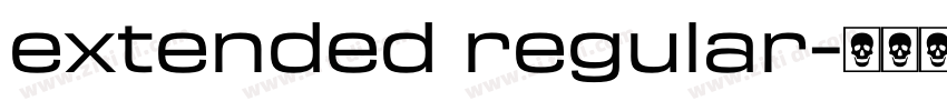 extended regular字体转换